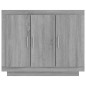 vidaXL Aparador de madera contrachapada gris Sonoma 92x35x75 cm vidaXL Aparador de madera contrachapada gris Sonoma 92x35x75 cm