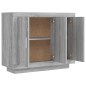 vidaXL Aparador de madera contrachapada gris Sonoma 92x35x75 cm vidaXL Aparador de madera contrachapada gris Sonoma 92x35x75 cm