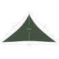 vidaXL Toldo de vela HDPE verde oscuro 160 g/m² 5x5x6 m
