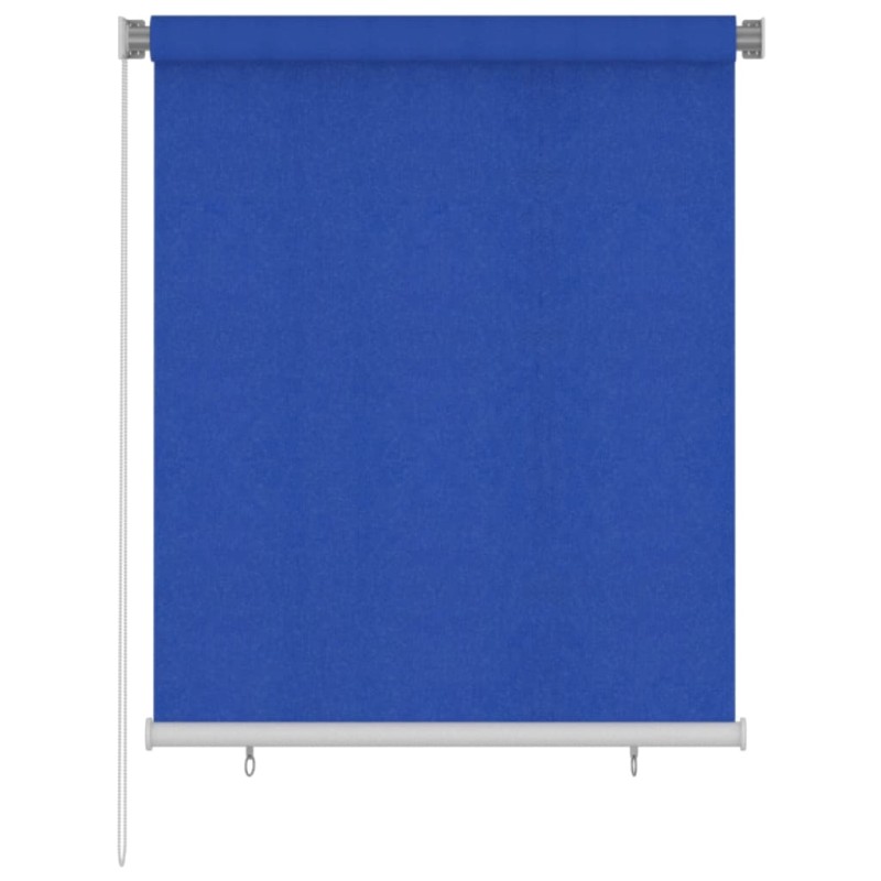 vidaXL Persiana enrollable de jardín HDPE azul 120x140 cm vidaXL Persiana enrollable de jardín HDPE azul 120x140 cm