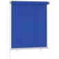 vidaXL Persiana enrollable de jardín HDPE azul 120x140 cm vidaXL Persiana enrollable de jardín HDPE azul 120x140 cm