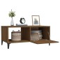 vidaXL Mesa de centro madera contrachapada roble marrón 90x50x40 cm vidaXL Mesa de centro madera contrachapada roble marrón 90x50x40 cm