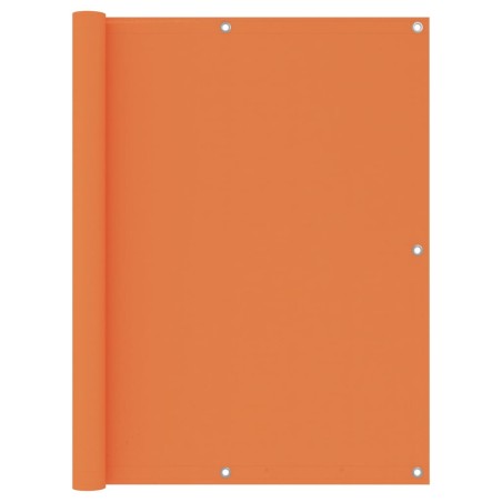 vidaXL Toldo para balcón de tela oxford naranja 120x500 cm