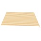 vidaXL Tela de repuesto para toldo amarillo y blanco 4,5x3,5 m vidaXL Tela de repuesto para toldo amarillo y blanco 4,5x3,5 m