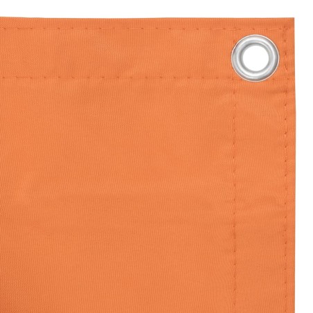 vidaXL Toldo para balcón de tela oxford naranja 120x500 cm