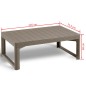 Keter Mesa de jardín Lyon color capuchino Keter Mesa de jardín Lyon color capuchino