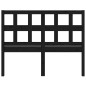 vidaXL Cabecero de cama madera maciza de pino negro 205,5x4x100 cm vidaXL Cabecero de cama madera maciza de pino negro 205,5x4x100 cm