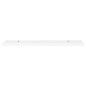 vidaXL Repisa para marcos de fotos 2 uds MDF blanco 80x9x3 cm vidaXL Repisa para marcos de fotos 2 uds MDF blanco 80x9x3 cm
