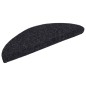 vidaXL Alfombrillas de escaleras autoadhesivas 5 uds negro 56x17x3 cm vidaXL Alfombrillas de escaleras autoadhesivas 5 uds negro 56x17x3 cm