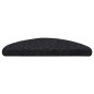 vidaXL Alfombrillas de escaleras autoadhesivas 5 uds negro 56x17x3 cm vidaXL Alfombrillas de escaleras autoadhesivas 5 uds negro 56x17x3 cm