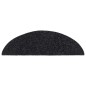 vidaXL Alfombrillas de escaleras autoadhesivas 5 uds negro 56x17x3 cm vidaXL Alfombrillas de escaleras autoadhesivas 5 uds negro 56x17x3 cm