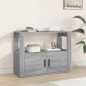 vidaXL Aparador de madera contrachapada gris Sonoma 80x30x60 cm vidaXL Aparador de madera contrachapada gris Sonoma 80x30x60 cm