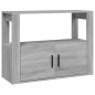 vidaXL Aparador de madera contrachapada gris Sonoma 80x30x60 cm vidaXL Aparador de madera contrachapada gris Sonoma 80x30x60 cm