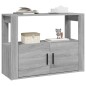 vidaXL Aparador de madera contrachapada gris Sonoma 80x30x60 cm vidaXL Aparador de madera contrachapada gris Sonoma 80x30x60 cm