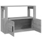 vidaXL Aparador de madera contrachapada gris Sonoma 80x30x60 cm vidaXL Aparador de madera contrachapada gris Sonoma 80x30x60 cm