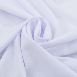 vidaXL Fundas elásticas para mesa 2 uds con falda 150x74 cm blanco