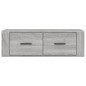 vidaXL Mueble TV colgante madera contrachapada gris Sonoma 80x36x25 cm