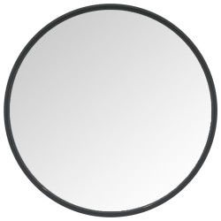 vidaXL Espejo de pared negro 40 cm