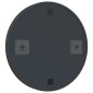 vidaXL Espejo de pared negro 40 cm vidaXL Espejo de pared negro 40 cm