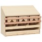 vidaXL Ponedero para gallinas 3 compartimentos madera pino 72x33x54 cm vidaXL Ponedero para gallinas 3 compartimentos madera pino 72x33x54 cm
