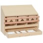 vidaXL Ponedero para gallinas 3 compartimentos madera pino 72x33x54 cm vidaXL Ponedero para gallinas 3 compartimentos madera pino 72x33x54 cm