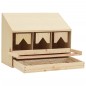 vidaXL Ponedero para gallinas 3 compartimentos madera pino 72x33x54 cm vidaXL Ponedero para gallinas 3 compartimentos madera pino 72x33x54 cm