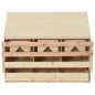 vidaXL Ponedero para gallinas 3 compartimentos madera pino 72x33x54 cm vidaXL Ponedero para gallinas 3 compartimentos madera pino 72x33x54 cm