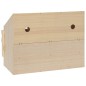 vidaXL Ponedero para gallinas 3 compartimentos madera pino 72x33x54 cm vidaXL Ponedero para gallinas 3 compartimentos madera pino 72x33x54 cm