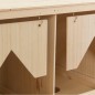 vidaXL Ponedero para gallinas 3 compartimentos madera pino 72x33x54 cm vidaXL Ponedero para gallinas 3 compartimentos madera pino 72x33x54 cm