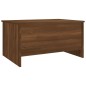 vidaXL Mesa de centro madera contrachapada roble marrón 80x55,5x41,5cm