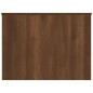 vidaXL Mesa de centro madera contrachapada roble marrón 80x55,5x41,5cm