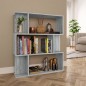 vidaXL Estantería/Biombo madera contrachapada gris Sonoma 80x24x96 cm vidaXL Estantería/Biombo madera contrachapada gris Sonoma 80x24x96 cm