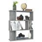vidaXL Estantería/Biombo madera contrachapada gris Sonoma 80x24x96 cm vidaXL Estantería/Biombo madera contrachapada gris Sonoma 80x24x96 cm