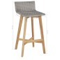 vidaXL Set mesa y sillas de bar 3 pzas madera maciza acacia vidaXL Set mesa y sillas de bar 3 pzas madera maciza acacia