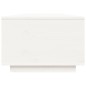 vidaXL Mesa de centro de madera maciza de pino blanco 80x50x35,5 cm