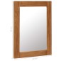 vidaXL Espejo de madera maciza de roble 40x50 cm