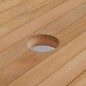 vidaXL Set de comedor exterior 7 piezas de madera maciza de teca