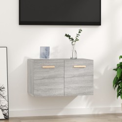 vidaXL Armario de pared madera de ingeniería gris Sonoma 60x36,5x35 cm