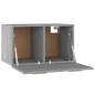 vidaXL Armario de pared madera de ingeniería gris Sonoma 60x36,5x35 cm vidaXL Armario de pared madera de ingeniería gris Sonoma 60x36,5x35 cm