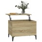 vidaXL Mesa de centro madera contrachapada roble Sonoma 60x44,5x45 cm vidaXL Mesa de centro madera contrachapada roble Sonoma 60x44,5x45 cm