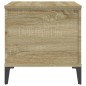 vidaXL Mesa de centro madera contrachapada roble Sonoma 60x44,5x45 cm vidaXL Mesa de centro madera contrachapada roble Sonoma 60x44,5x45 cm