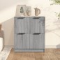 vidaXL Aparador de madera contrachapada gris Sonoma 60x30x70 cm vidaXL Aparador de madera contrachapada gris Sonoma 60x30x70 cm