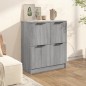 vidaXL Aparador de madera contrachapada gris Sonoma 60x30x70 cm vidaXL Aparador de madera contrachapada gris Sonoma 60x30x70 cm