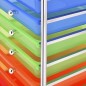 vidaXL Carrito de almacenaje portátil 10 cajones plástico multicolor vidaXL Carrito de almacenaje portátil 10 cajones plástico multicolor