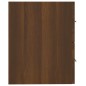 vidaXL Mueble lavabo madera contrachapada roble marrón 60x38,5x48 cm vidaXL Mueble lavabo madera contrachapada roble marrón 60x38,5x48 cm