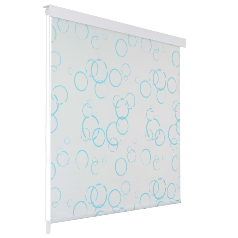 vidaXL Persiana enrollable de ducha burbujas 160x240 cm vidaXL Persiana enrollable de ducha burbujas 160x240 cm