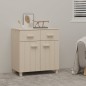 vidaXL Aparador HAMAR madera de pino maciza marrón miel 79x40x80cm vidaXL Aparador HAMAR madera de pino maciza marrón miel 79x40x80cm