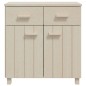 vidaXL Aparador HAMAR madera de pino maciza marrón miel 79x40x80cm vidaXL Aparador HAMAR madera de pino maciza marrón miel 79x40x80cm