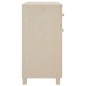 vidaXL Aparador HAMAR madera de pino maciza marrón miel 79x40x80cm vidaXL Aparador HAMAR madera de pino maciza marrón miel 79x40x80cm