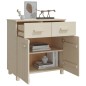 vidaXL Aparador HAMAR madera de pino maciza marrón miel 79x40x80cm vidaXL Aparador HAMAR madera de pino maciza marrón miel 79x40x80cm